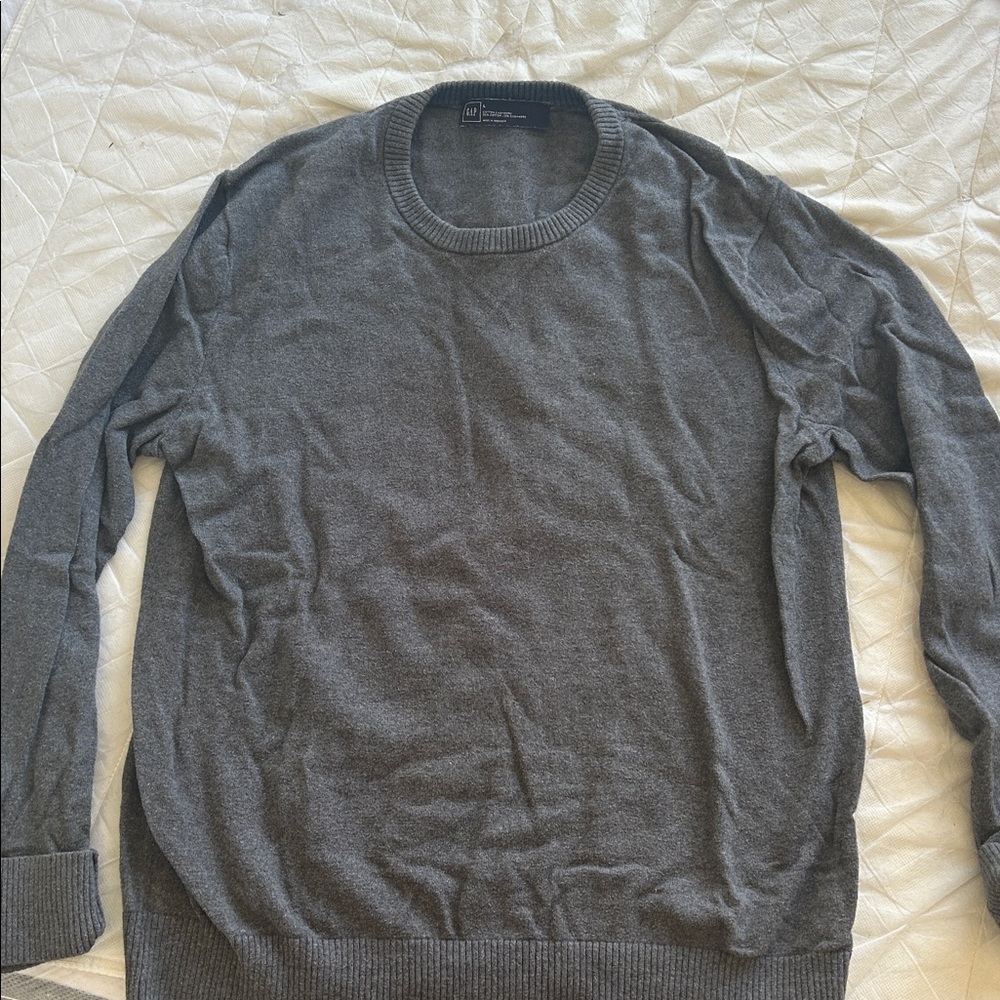 GAP Charcoal Cotton Cashmere Sweater